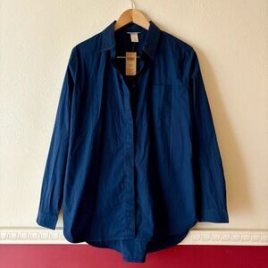 NEW Duluth Trading Co. fresh impression button‎ down shirt in Navy